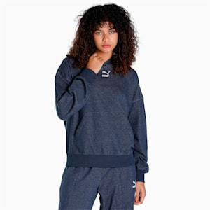 Classics Soft Ink Women's Hoodie, Mood Indigo, extralarge-IND