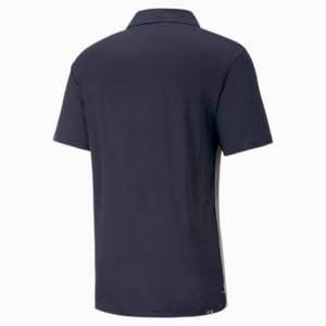 Cloudspun Colourblock Golf Polo Shirt Men, Navy Blazer-High Rise