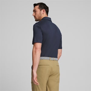 Cloudspun Colourblock Golf Polo Shirt Men, Navy Blazer-High Rise