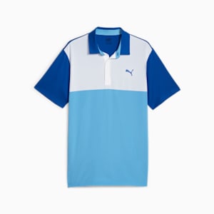 Cloudspun Colourblock Golf Polo Shirt Men, Festive Blue-Regal Blue, extralarge-GBR