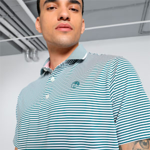 Arnold Palmer Mattr Traditions Men's Golf Polo Shirt, Cold Green-White Glow, extralarge-IND