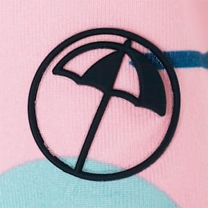 メンズ ゴルフ PUMA × ARNOLD PALMER プレイス ポロシャツ, Pale Pink-Lake Blue, extralarge-JPN