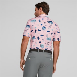 AP Cloudspun Palmer's Men's Polo, Pale Pink-Lake Blue, extralarge-IND