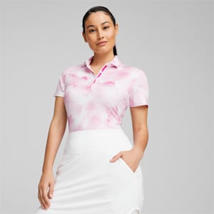 Mattr Cloudy Golf Polo Shirt Women, Orchid Shadow