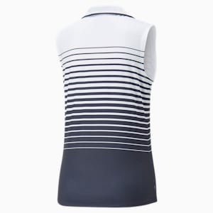 Mattr SL Stripe Golf Polo Shirt Women, Navy Blazer, extralarge-GBR