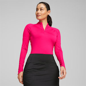 YouV Quarter-Zip Golf Pullover Women, Orchid Shadow Heather, extralarge-GBR