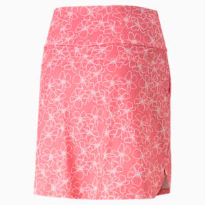 PWRMESH Island Flower Golf Skirt Women, Loveable-Bright White