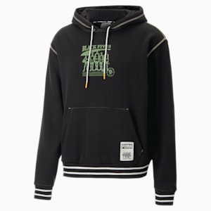 Sudadera de básquetbol con capucha PUMA x BLACK FIVES para hombre, Puma Black