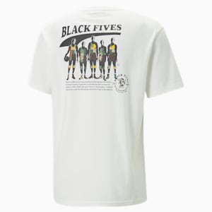 Playera de basketball para hombre PUMA x BLACK FIVES, Puma White