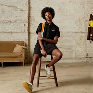Vestido jersey de básquetbol PUMA x BLACK FIVES para mujer, Puma Black