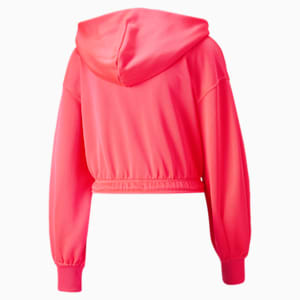 Summer Squeeze Cropped Women's Hoodie, Sunset Glow, extralarge-IND