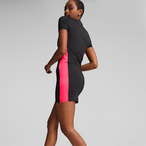 Summer Squeeze Short Length T-Shirt Dress Women, Puma Black