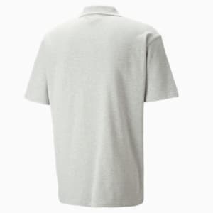 MMQ Polo Shirt, Light Gray Heather