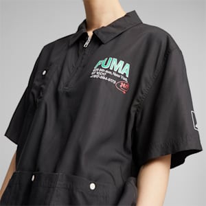 UPTOWN Graphic Unisex Shirt, PUMA Black