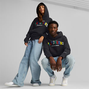 Uptown Graphic Unisex Hoodie, PUMA Black