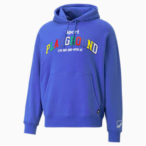 Uptown Graphic Unisex Hoodie, Royal Sapphire