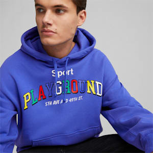 Uptown Graphic Unisex Hoodie, Royal Sapphire