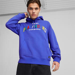 Uptown Graphic Unisex Hoodie, Royal Sapphire