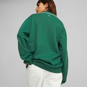 MMQ Drill Top Unisex Sweater, Vine, extralarge-IND