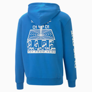Sudadera con capucha de básquetbol Melo Rare para hombre, Ultra Blue-Puma White, extralarge