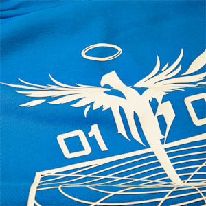 Sudadera con capucha de básquetbol Melo Rare para hombre, Ultra Blue-Puma White, extralarge