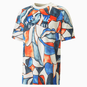 Track Meet Men's Printed Active Tee, Warm Earth-AOP