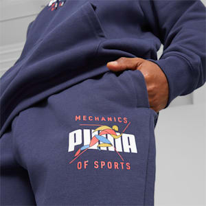 Track Meet Men's Relaxed Fit Sweat Pants, PUMA Navy, extralarge-IND