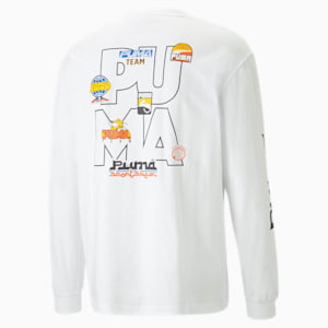 UPTOWN Graphic Men's Relaxed Fit T-Shirt, PUMA White, extralarge-IND
