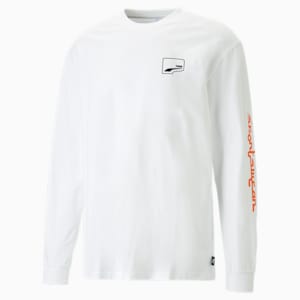 UPTOWN Long Sleeve Tee Men, PUMA White, extralarge-GBR