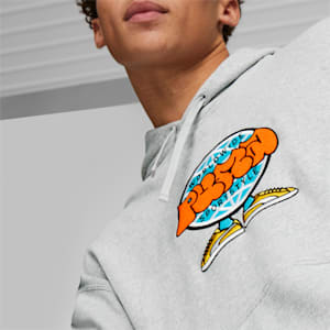 UPTOWN Hoodie Men, Light Gray Heather