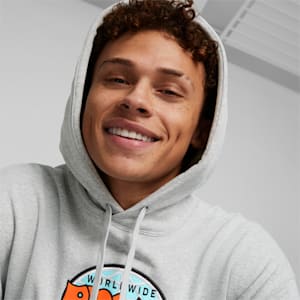 UPTOWN Hoodie Men, Light Gray Heather