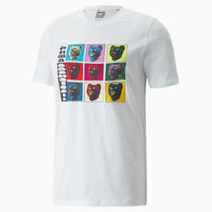 Qualifier Short Sleeve Men's T-shirt, Puma White-Puma Black