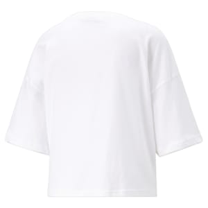 ウィメンズ CLASSICS オーバーサイズ 半袖 Tシャツ, PUMA White