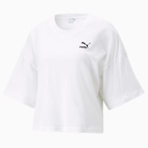 Classics Women's Oversized Tee, PUMA White