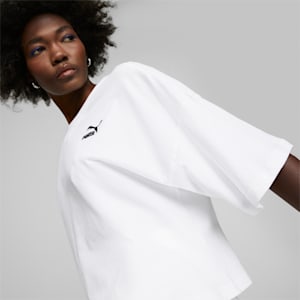 Classics Women's Oversized Tee, PUMA White