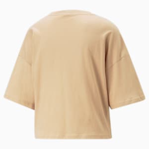 ウィメンズ CLASSICS オーバーサイズ 半袖 Tシャツ, Dusty Tan, extralarge-JPN