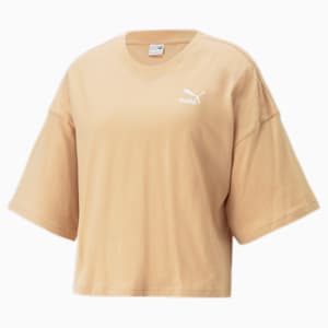 ウィメンズ CLASSICS オーバーサイズ 半袖 Tシャツ, Dusty Tan, extralarge-JPN
