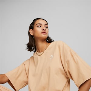 ウィメンズ CLASSICS オーバーサイズ 半袖 Tシャツ, Dusty Tan, extralarge-JPN
