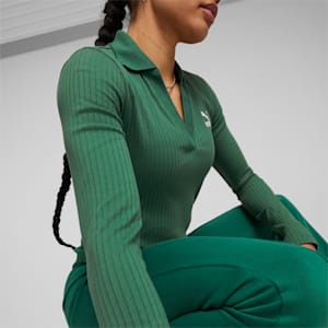 Classics Ribbed Women's T-Shirt, Vine