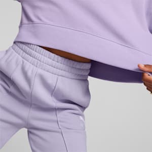 Classics Cropped Hoodie Women, Vivid Violet