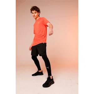 RUN Favorite Heather Short Sleeves Men's T-Shirt, Cherry Tomato Heather