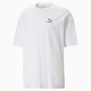 ユニセックス CLASSICS オーバーサイズ 半袖 Tシャツ, PUMA White