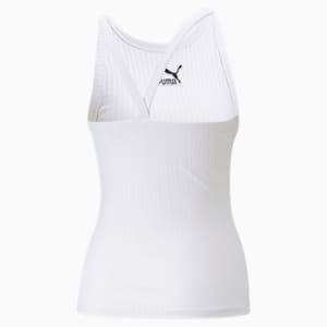 ウィメンズ CLASSICS リブ付 タンクトップ, PUMA White, extralarge-JPN