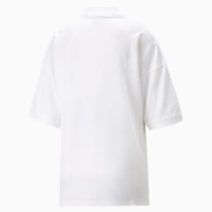 CLASSICS Women's Oversized Shirt, PUMA White, extralarge-IND