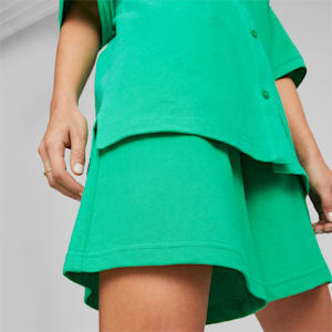 Classics High Waist Women's Shorts, Grassy Green