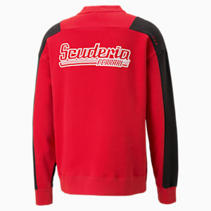 Chandail à col rond en molleton Scuderia Ferrari Statement Homme, Rosso Corsa, extralarge