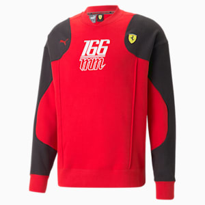 Scuderia Ferrari Statement Crewneck Sweatshirt Men, Rosso Corsa