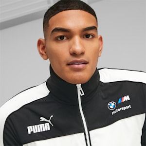 BMW M Motorsport MT7 Track slim Men's Jacket, PUMA Black