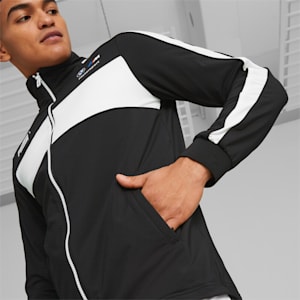 BMW M Motorsport MT7 Track slim Men's Jacket, PUMA Black