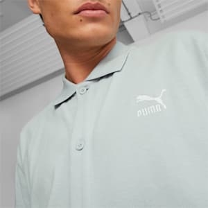 メンズ CLASSICS ピケ シャツ, Platinum Gray, extralarge-JPN